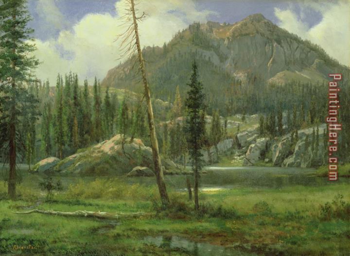 Albert Bierstadt Sierra Nevada Mountains